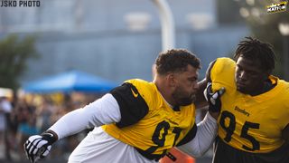 Steelers Dreadful 2023 Injury Woes Continue, Now Biting Promising Defensive Front (Steelers News). Photo by Jordan Schofield / SteelerNation (Twitter/X: JSKO_PHOTO)